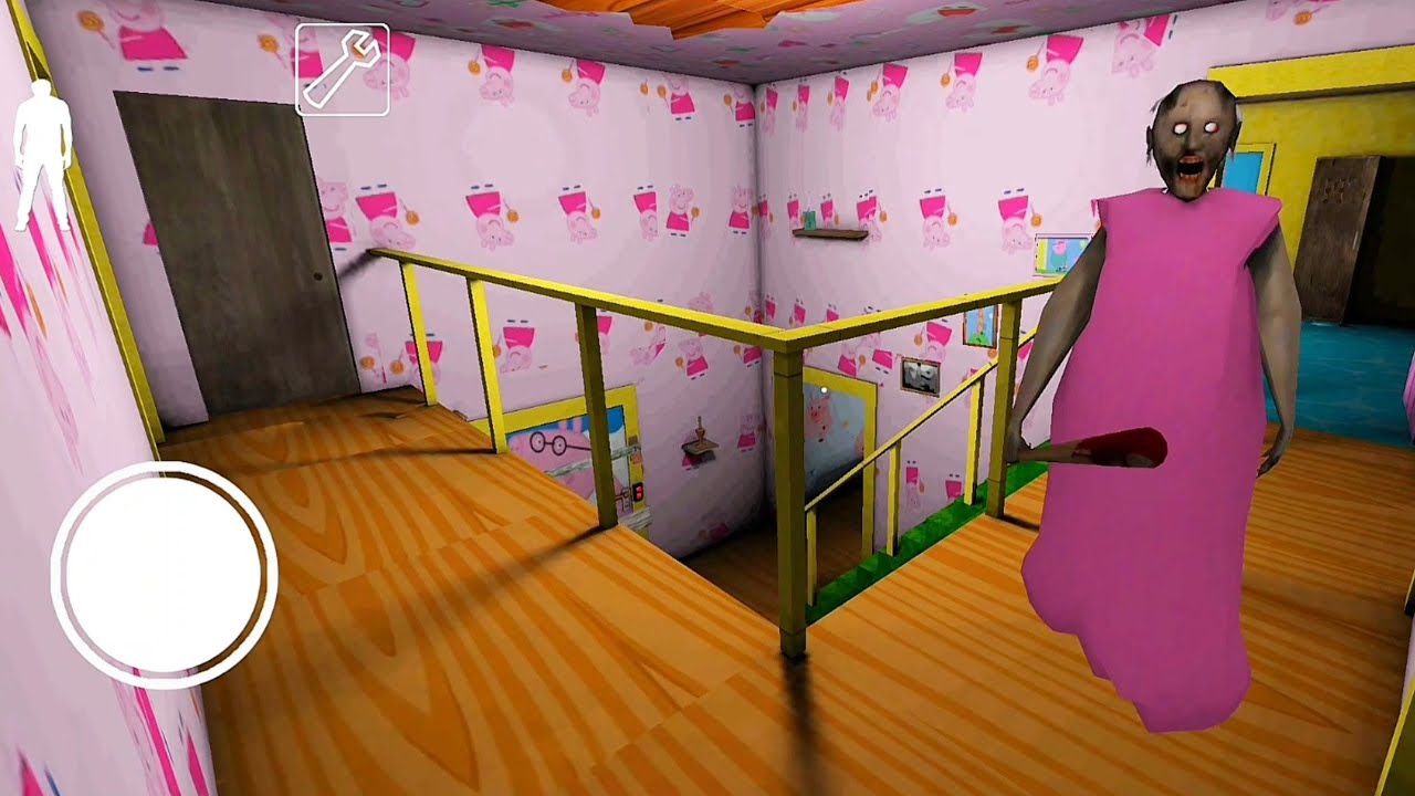 Granny game horror escape gameplay / granny peppa pig 