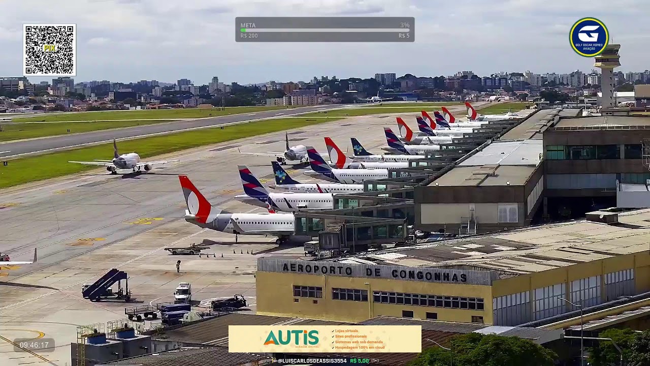 SBSP LIVE #2 - Aeroporto de São Paulo AO VIVO - CGH Airport - 11/02 Noite