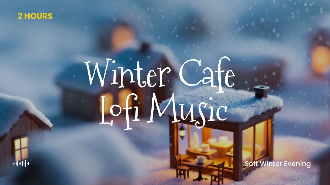 Winter Cafe Lofi Music ☕ Soft Winter Evening (2 Hours)