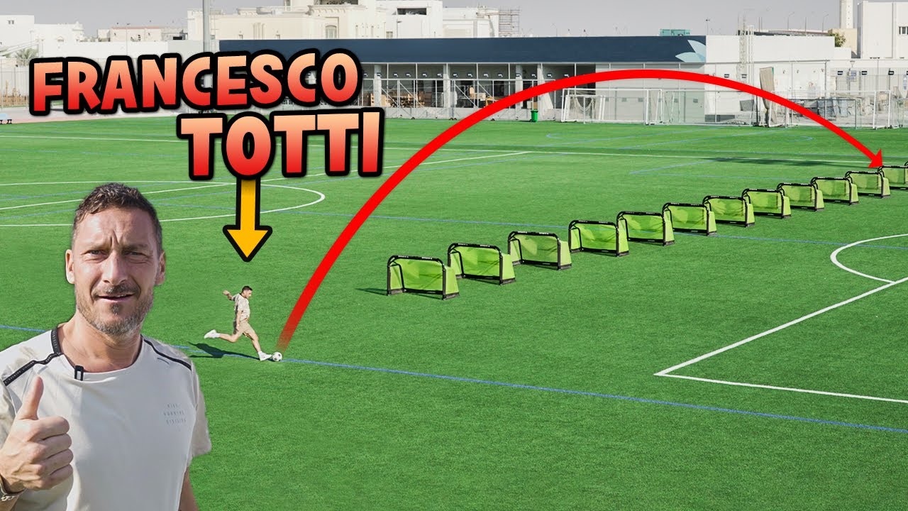 HOW ACCURATE IS FRANCESCO TOTTI? (EPIC CHIP SHOT&nbsp;CHALLENGE)