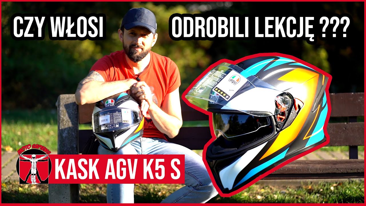 Odgrzewany kotlet AGV K5 S - Motocyklowy kask sportowo/turystyczny - recenzja Motossapiens
