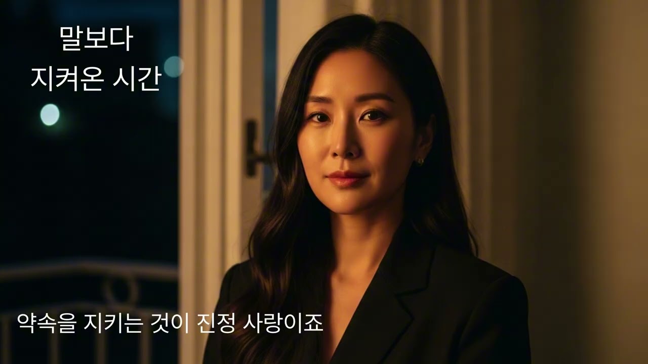 약속을 지키는 것이 진정 사랑이죠/사랑은 약속을 ‘말하는 것’이 아니라 ‘지켜온 시간’입니다.