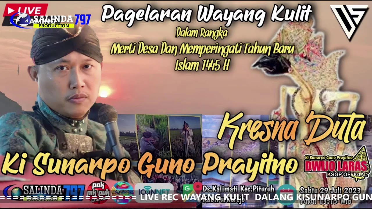 #livestream  WAYANG KULIT KI SUNARPO GUNO PRAYITNO LAKON KRESNA DUTA II RECORD 14 FEBRUARI 2026