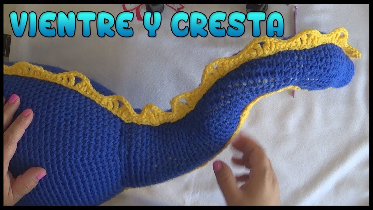 Dragón a crochet | Vientre y Cresta