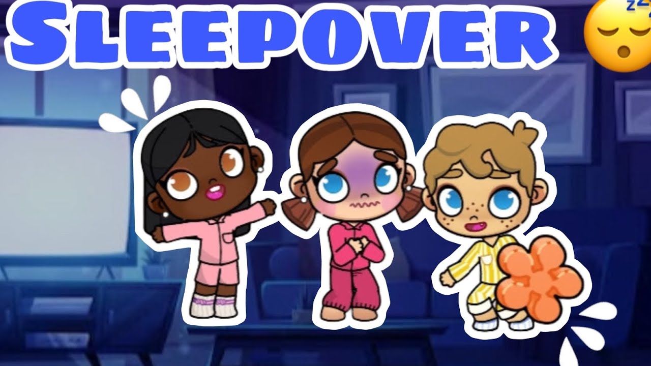 ✨️Cleo and friends have a sleepover😴||They watch a horror movie😱||♡
