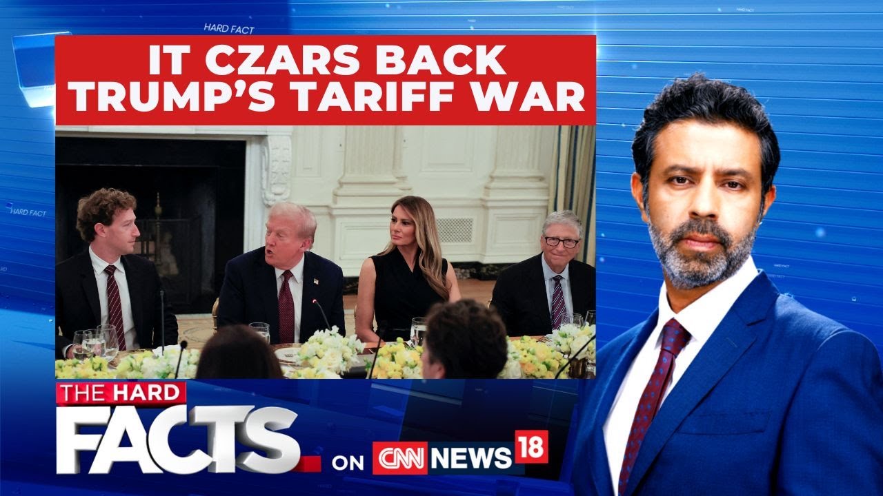 US News | IT Czars Back Trump's Tariff War | Global Trade War | The Hard Facts | News18