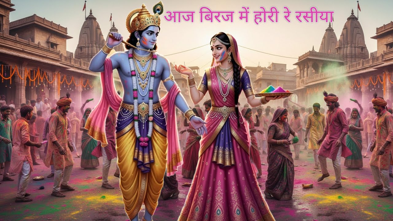 आज बिरज में होरी रे रसिया | New Phagotsav Song 2026 | ब्रज की लठमार होली स्पेशल
