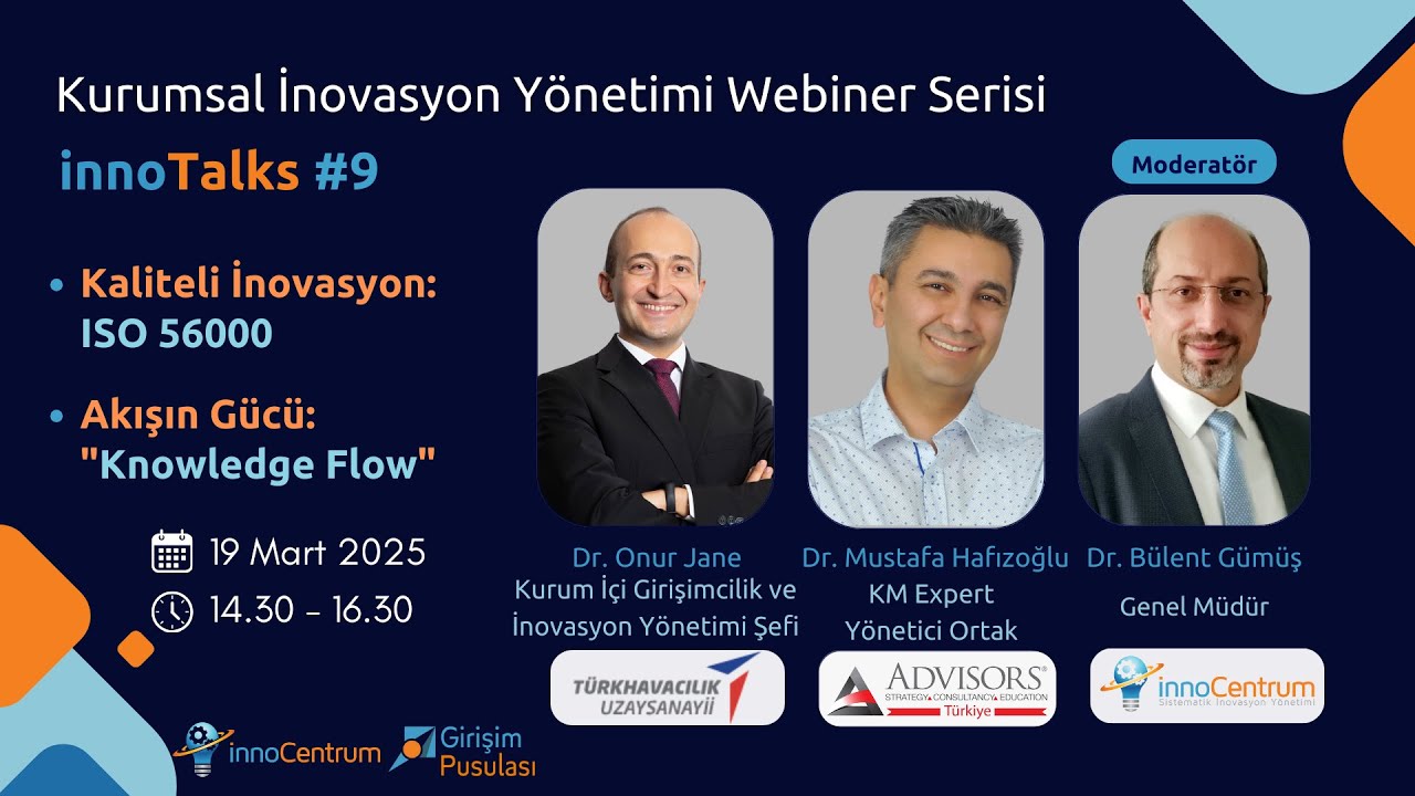 innoTalks #9 | Dr. Onur Jane & Dr.  Mustafa Hafızoğlu