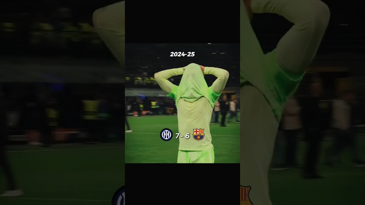 Last Eliminations Barcelona in Champions league(Part 1) #football #barcelona #shorts