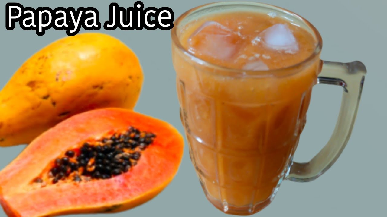 पपीता का जूस बनाने की विधि | Super Healthy Papaya Juice At Home | Navratri Special Juice Recipe |