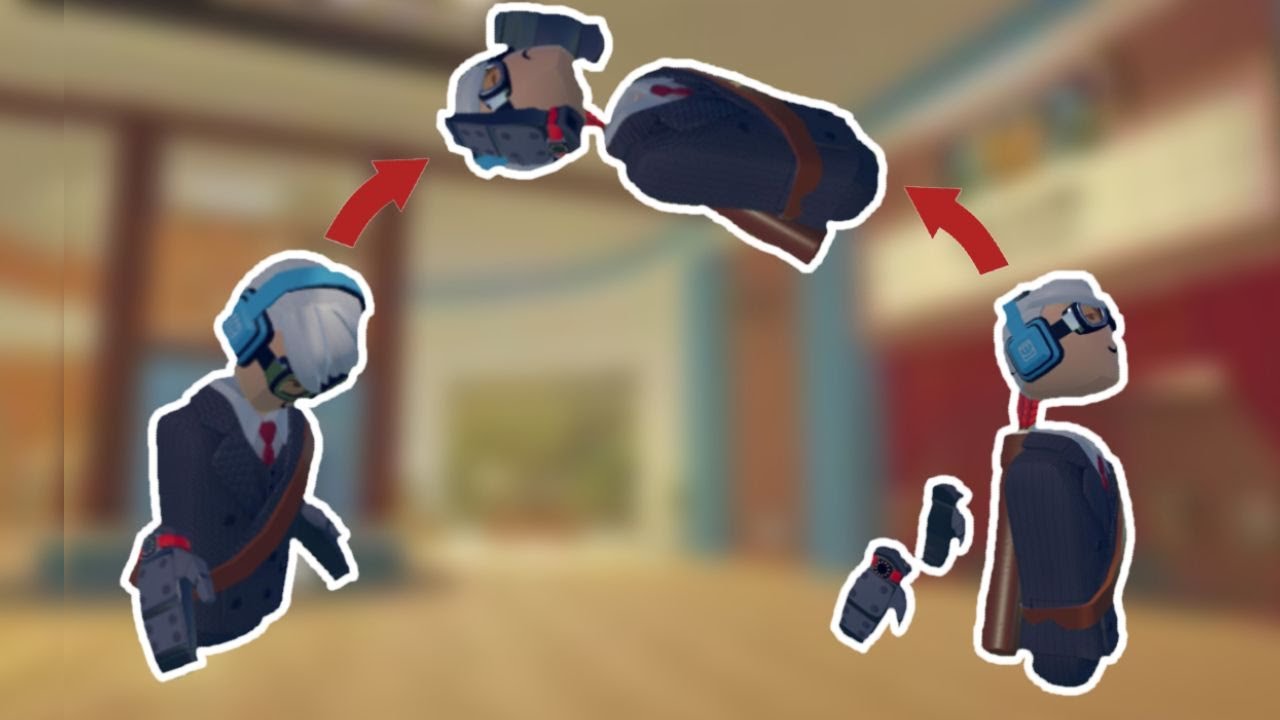 Doing Back Flips In VR - Rec Room