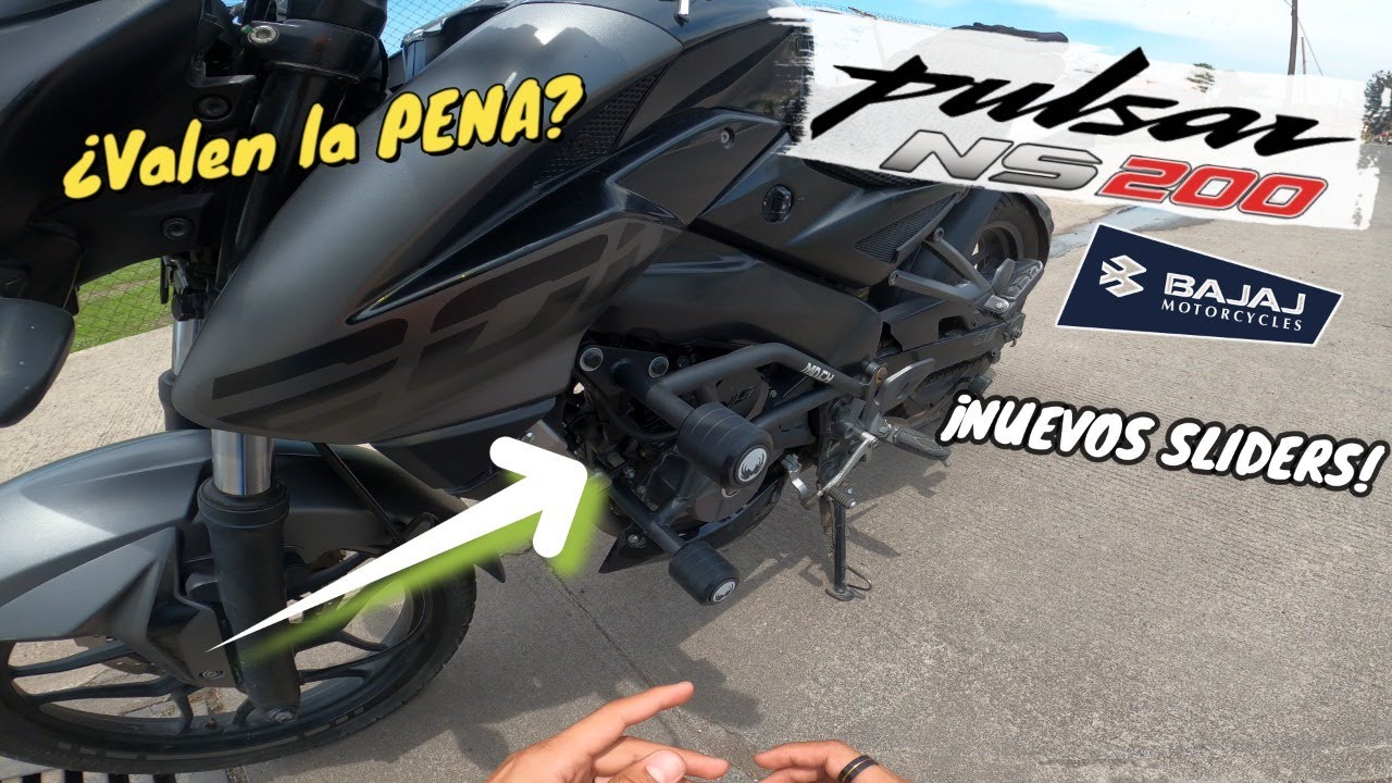 NO LE PONGAS 🔥 otros SLIDERS a tu PULSAR NS200🤬, ¿SALEN MAL?😱 | Aguacate Motovlogs🥑