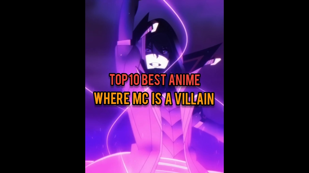 TOP 10 BEST ANIME WHERE MC IS VILLAIN😃😈#top10anime#animerecommendations#attackontitan#deathnote