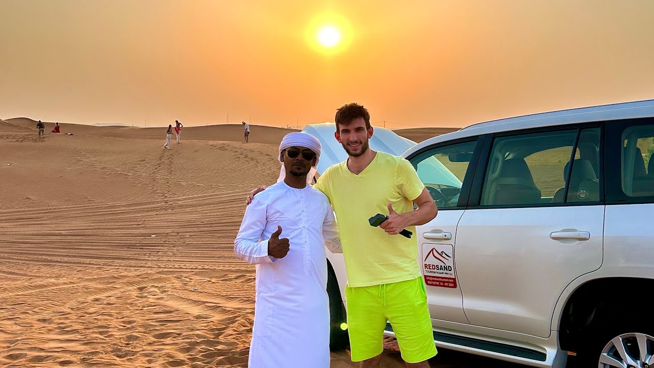 ДУБАЙ. САФАРИ НА ДЖИПАХ ПО ПУСТЫНЕ. ДЕРЕВНЯ БЕДУИНОВ И ВЕРБЛЮДЫ