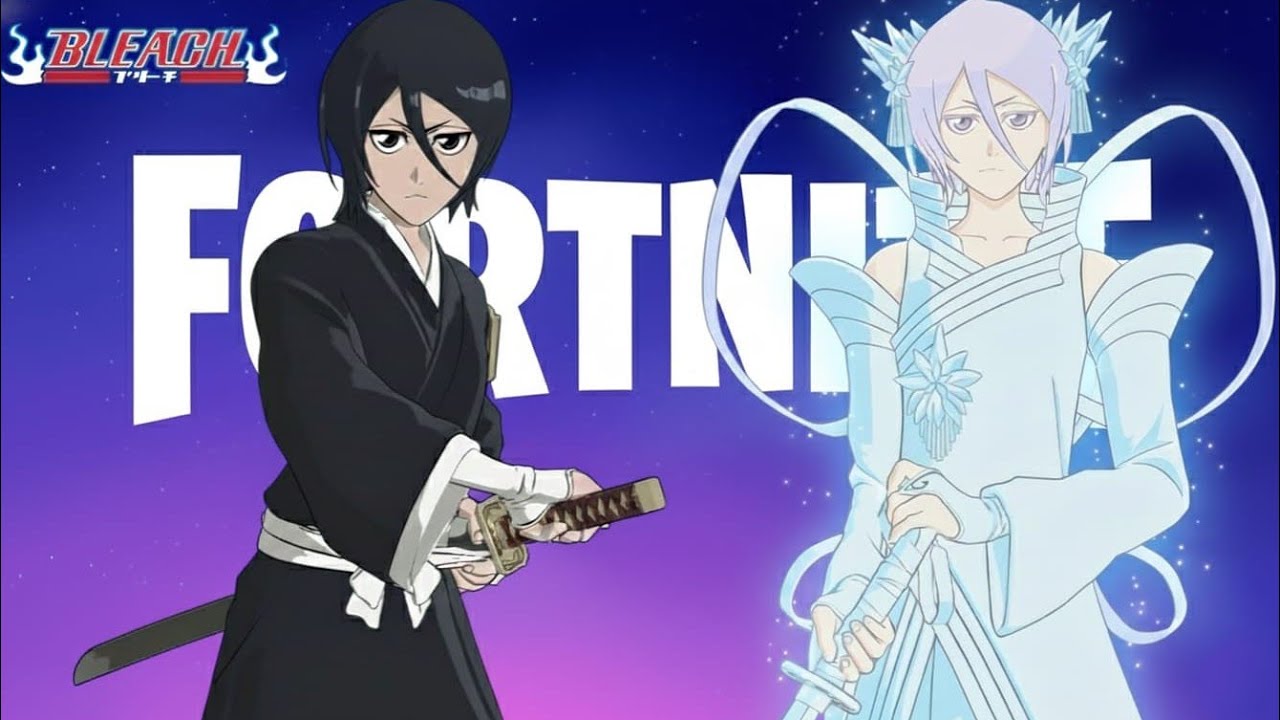 Fortnite x Bleach rukia kuchiki skin gameplay 4k 60 fps - PS5