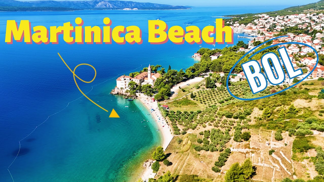 Paradise Found! 🇭🇷 Discover Croatia's Hidden Gem — Martinica Beach, Bol | Drone + Walking Tour