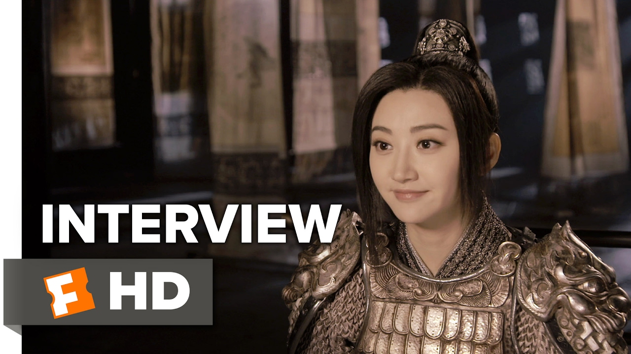 The Great Wall Interview - Jing Tian (2017) - Action Movie