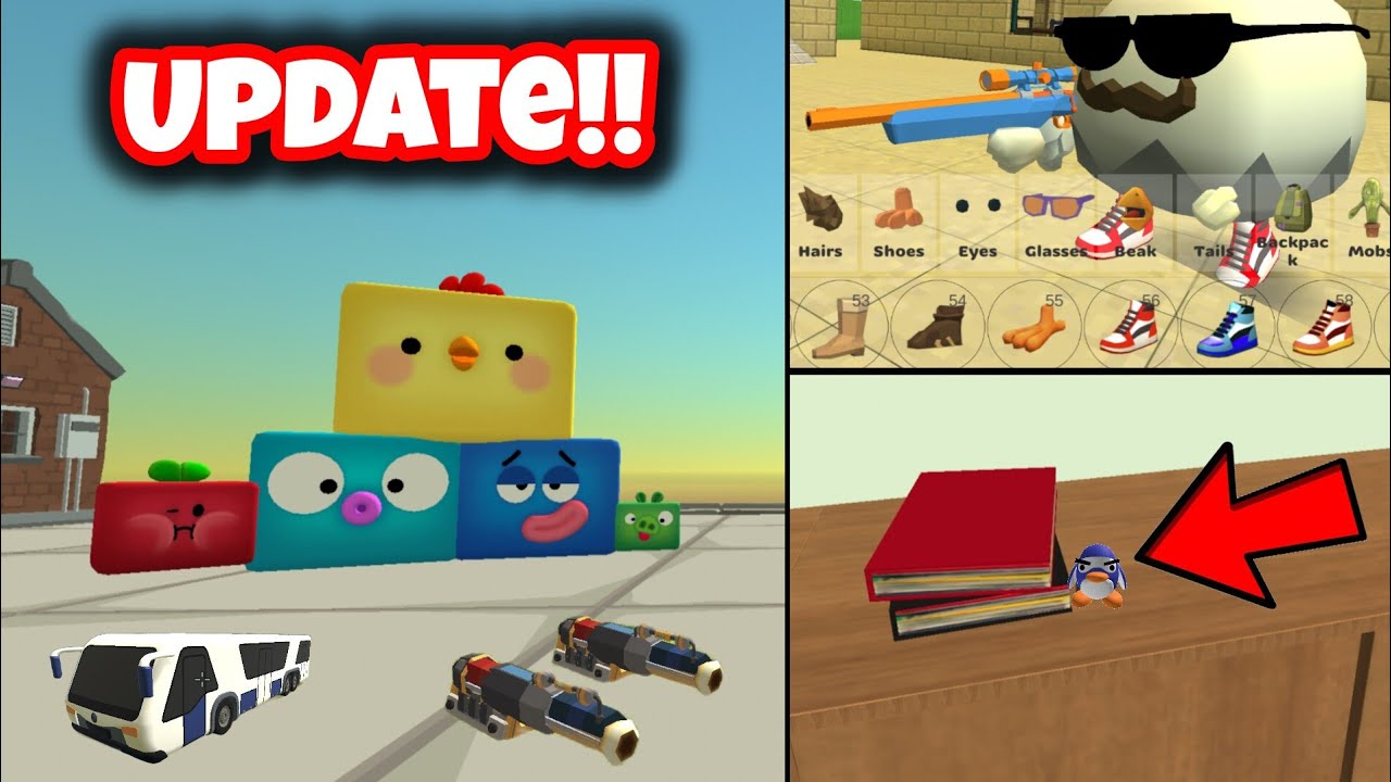 🤯NEW UPDATE IN CHICKEN GUN 6.0.0😱 EASTER EGGS, BUS SECRET SKINS, DRAGON MORE...