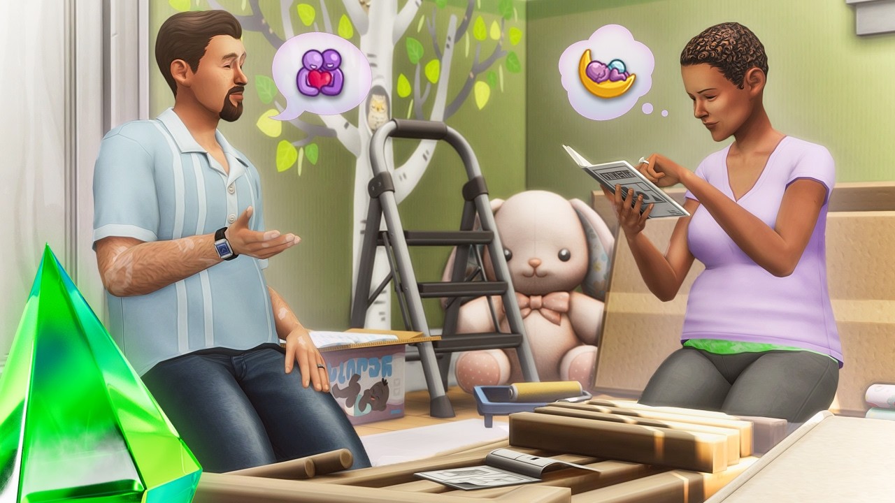 Build Your Infant's Crib! Must Have Sims 4 Infant CC 🍼