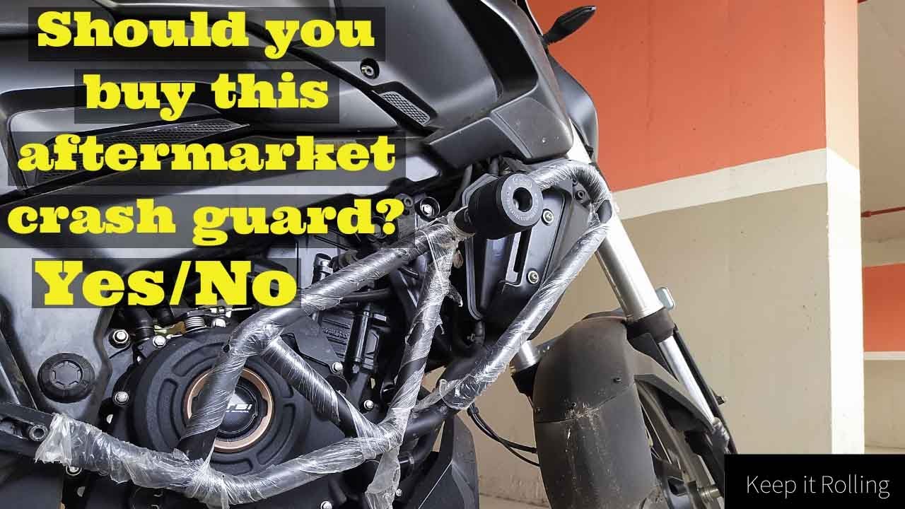 ₹3000/- CRASH GUARD FOR #Dominar | IS IT BETTER THAN ZANA ? #keepitrolling