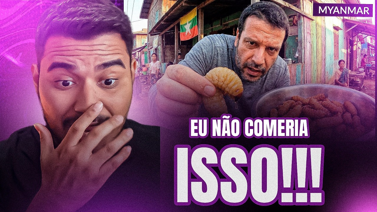 REAGINDO A Comidas de rua onde turistas NÃO VÃO!! 🇲🇲