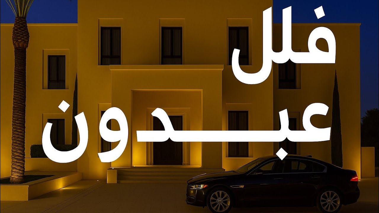 فلل عبدون الفاخرة 🏡 جولة بالسيارة في عمّان | Abdoun Villas Tour 4K (4K Ultra HD)