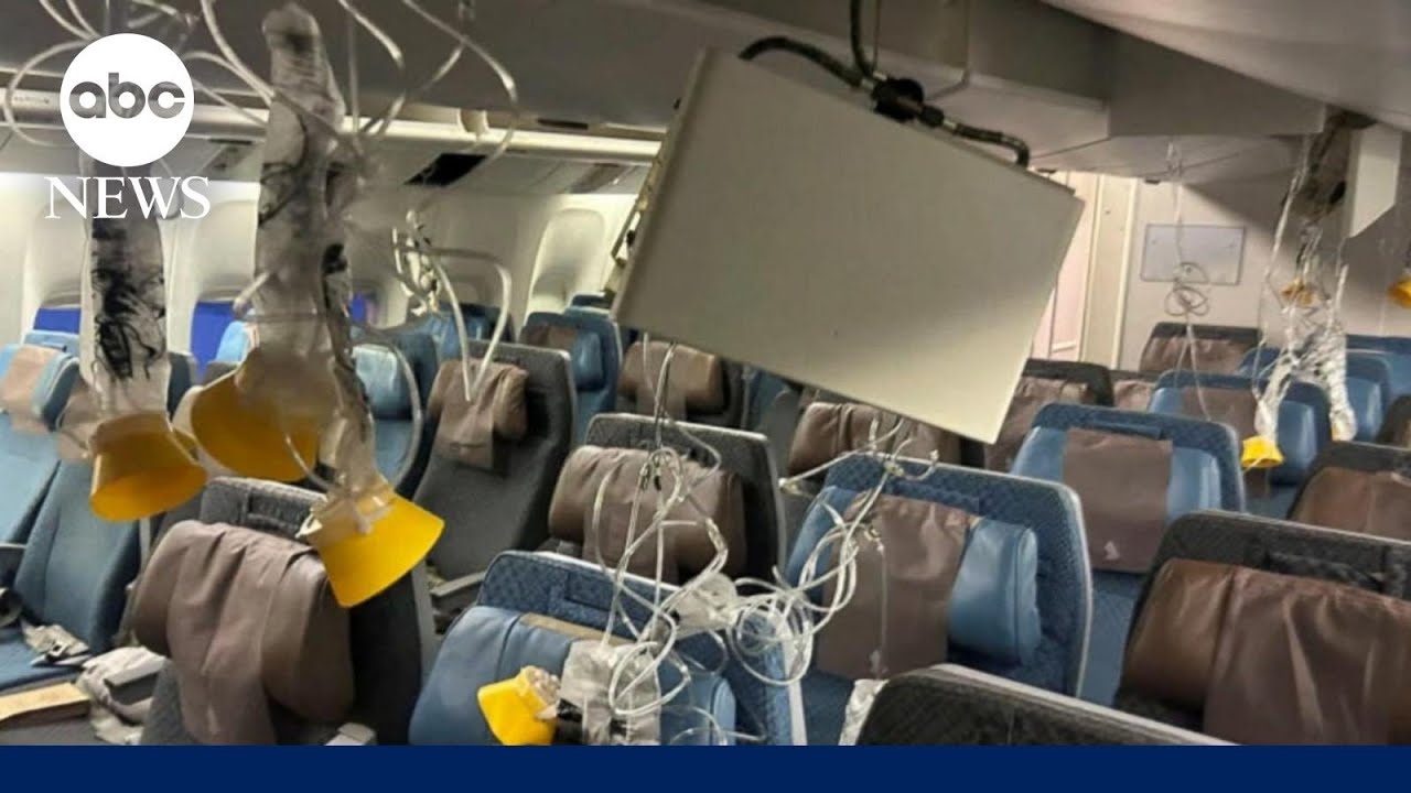 Severe turbulence on Singapore Airlines flight recounted by passengers