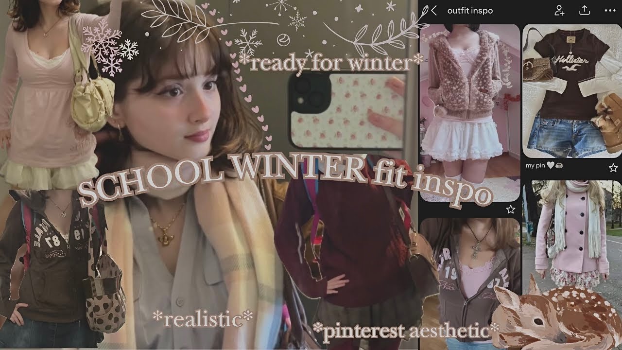 recreating PINTEREST outfits for a week *at school🧷✧🦌⊹🩰#outfitinspo #outfitideas 