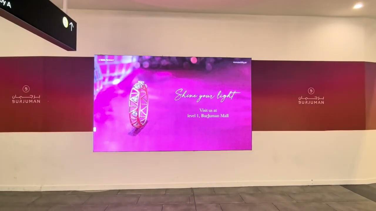 LED Display Advertising in Shopping Mall | Digital Signage Visual Showcase