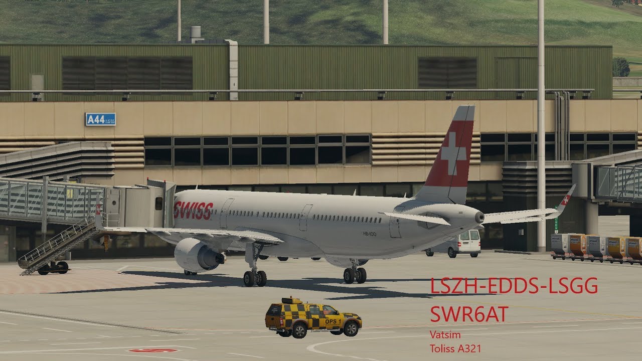 Vatsim/ Toliss A321/ / LSZH-EDDS-LSGG/ Quadruple Chaos