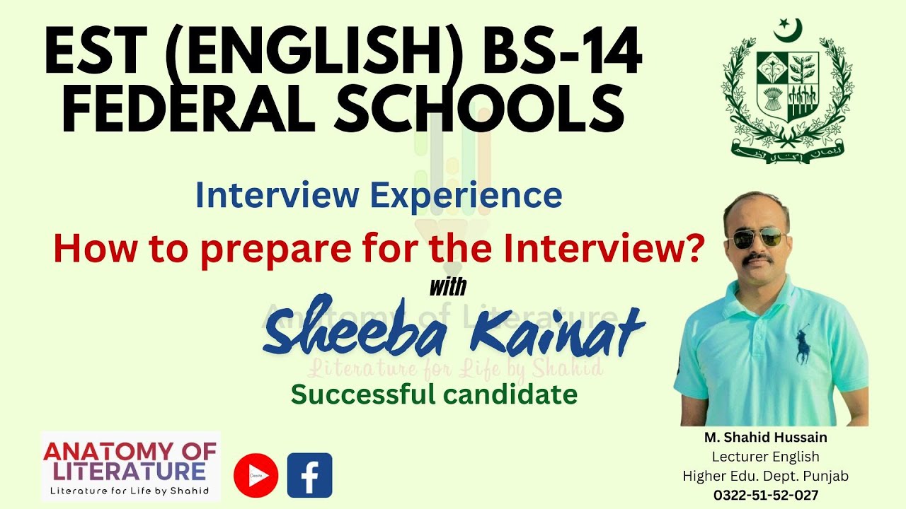 Sheeba Kainat's Proven Formula for EST English Interview Success in 2024