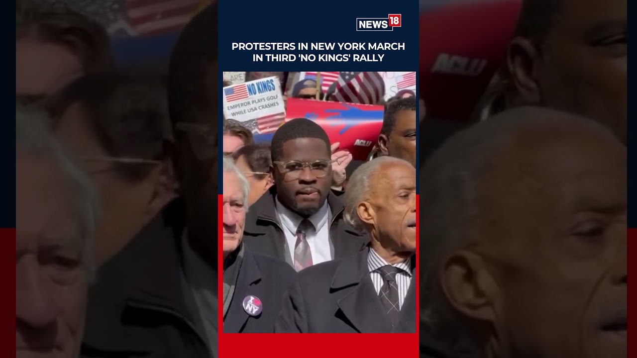 New York Sees 3rd &lsquo;No Kings&rsquo; Protest as Crowds Rally Against Power & Inequality | US News | N18S