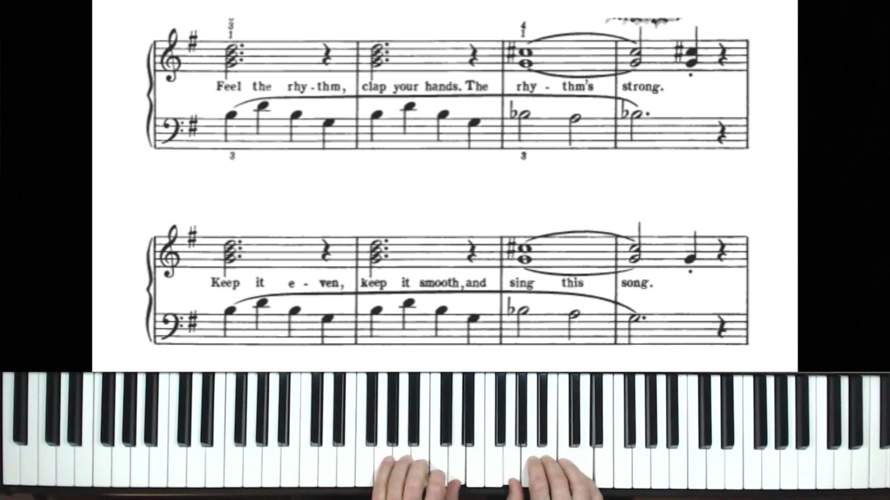 27. Bastien - Livello 1 - Ritmo swing - piano tutorial by Antonio De Angelis