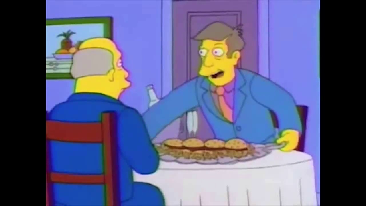 Steamed Hams put through Google Translate into Irish then back into English
