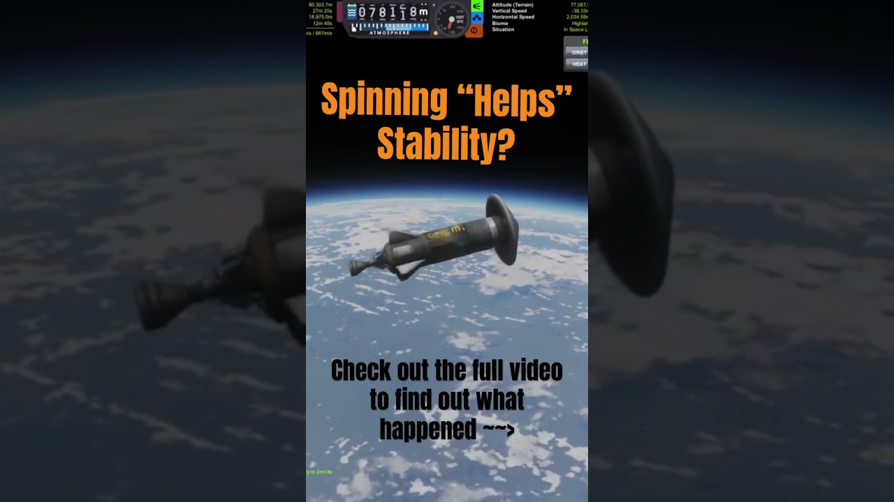 Someone told me to rotate the rocket on reentry ￼!