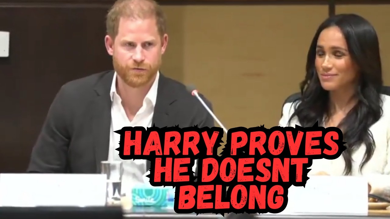 Prince Harry Speech at UN WHO Shows He Doesn't Belong