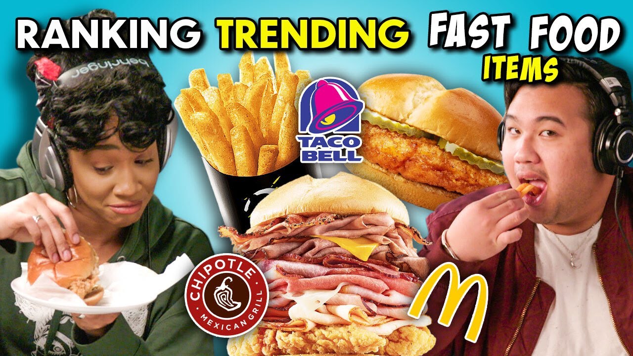 The Most Trending Fast Food Items RANKED! (McDonald's, KFC, Chipotle)