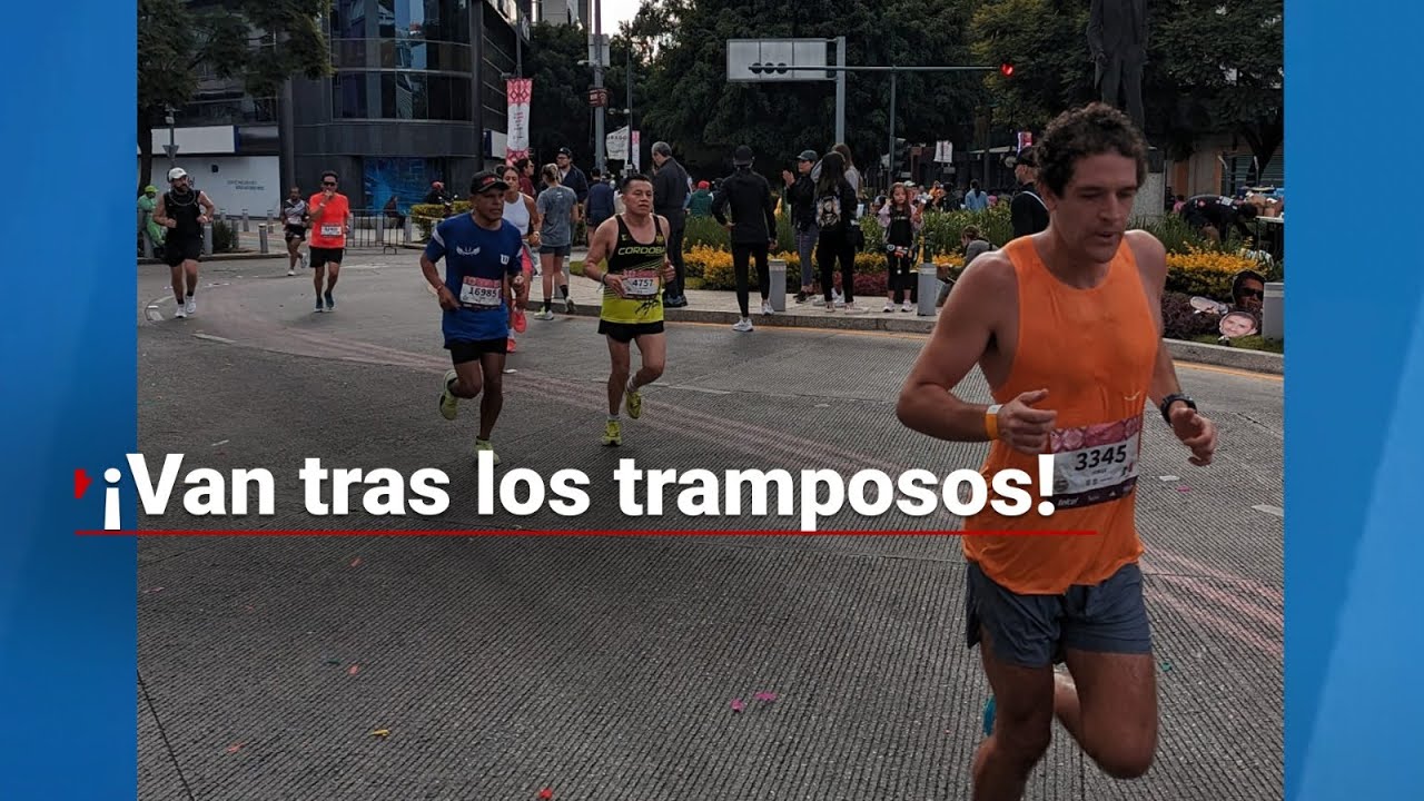 ¡INVENTADOS! Presumieron terminar el Maratón de la CDMX, pero lo recorrieron en el Metro
