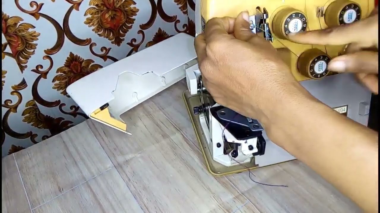 How to Properly Thread Bernette 234 Serger / Threading an Overlocker/ Threading a Weaving Machine