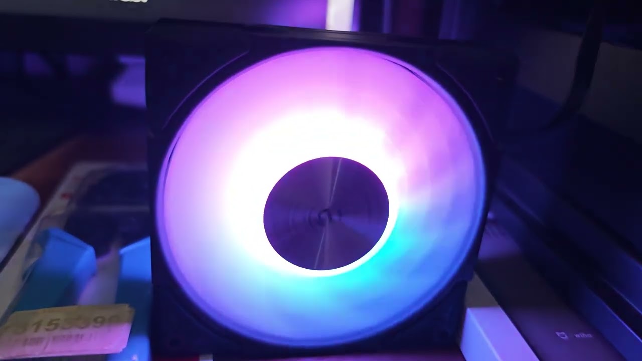 Вентилятор Montech METAL PRO 12 ARGB PWM низкая скорость вращения 977 rpm
