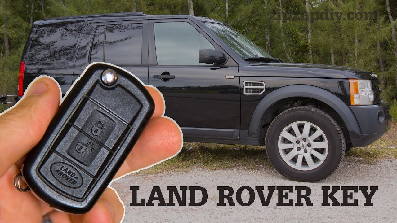 Замена батареи брелока Land Rover и замена корпуса ключа