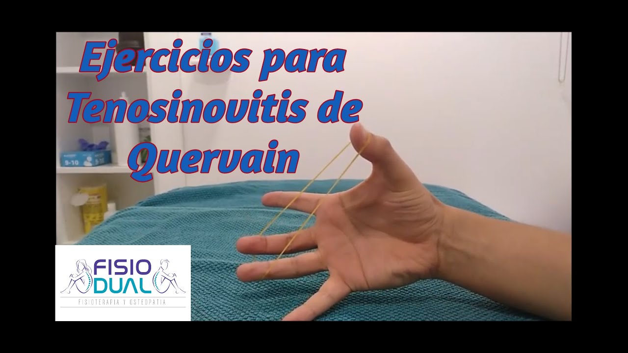 Ejercicios para Tenosinovitis de Quervain