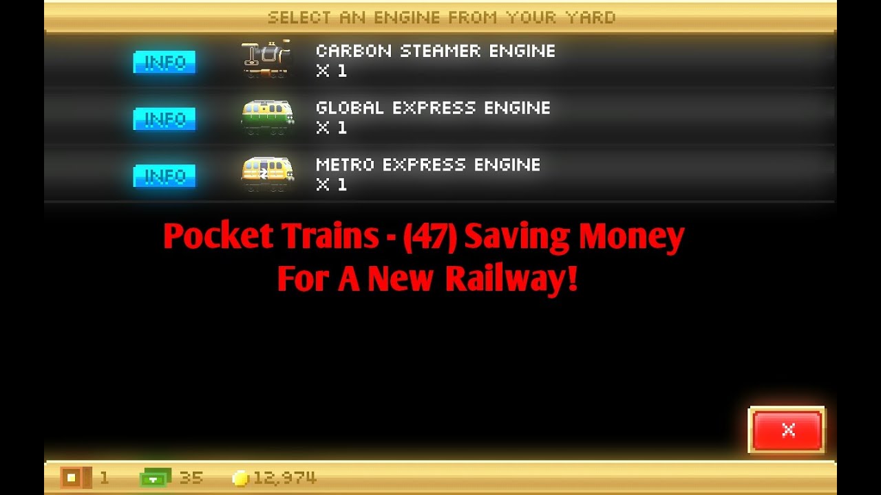 Pocket Trains - (48) Saving Money For A New Railway!