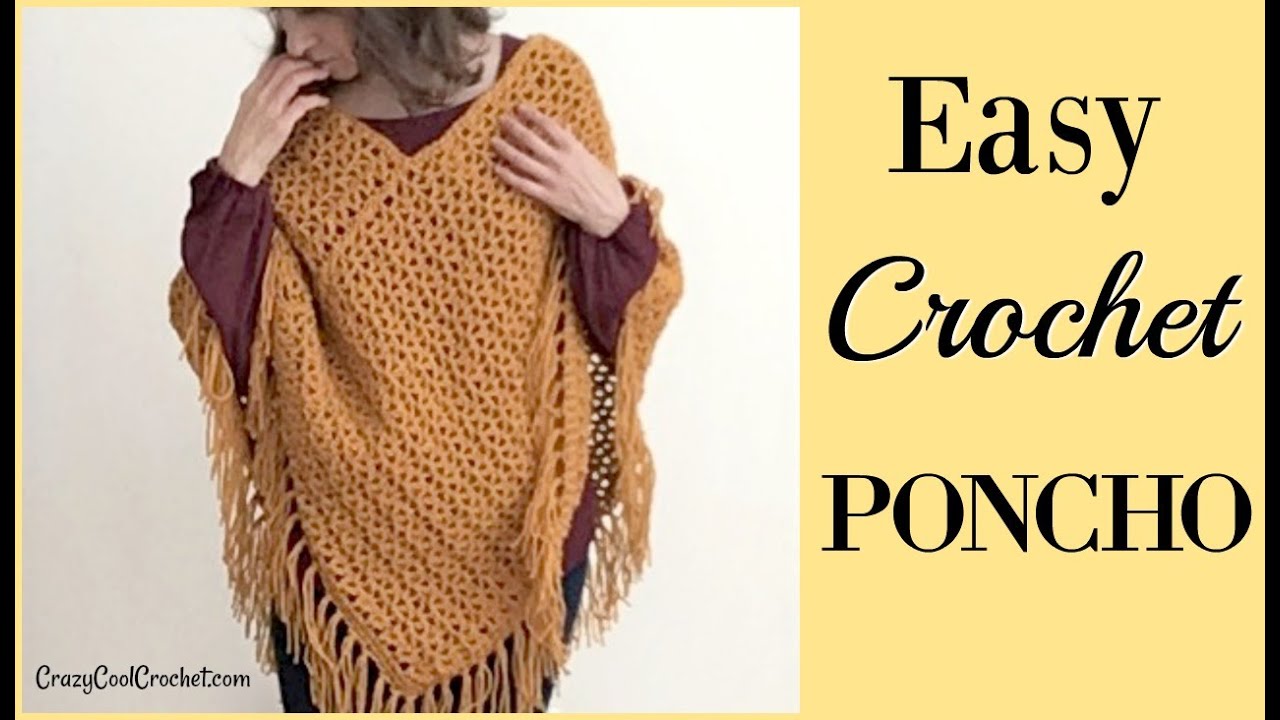 Crochet Poncho for Beginner