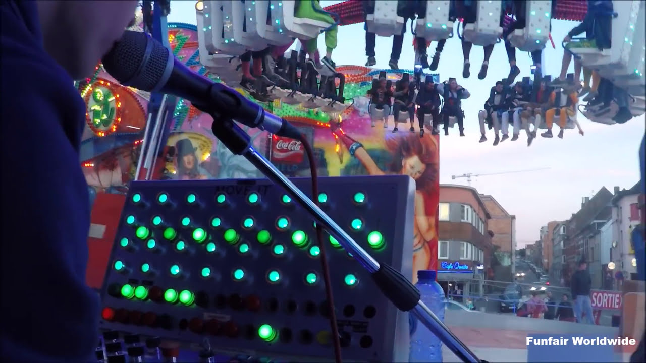 Epic MOVE IT 32 Ride Operator POV at Carnavalskermis Halle 2017 🇧🇪