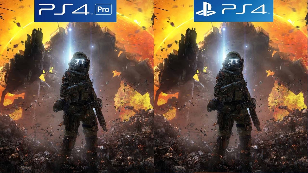 [4K/60FPS] Titanfall 2: PS4 vs PS4 Pro 4K vs PS4 Pro 1080p