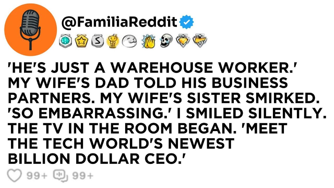 'HE'S JUST A WAREHOUSE WORKER.' MY WIFE'S DAD TOLD HIS BUSINESS PARTNERS. MY WIFE'S SISTER SMIRKED..