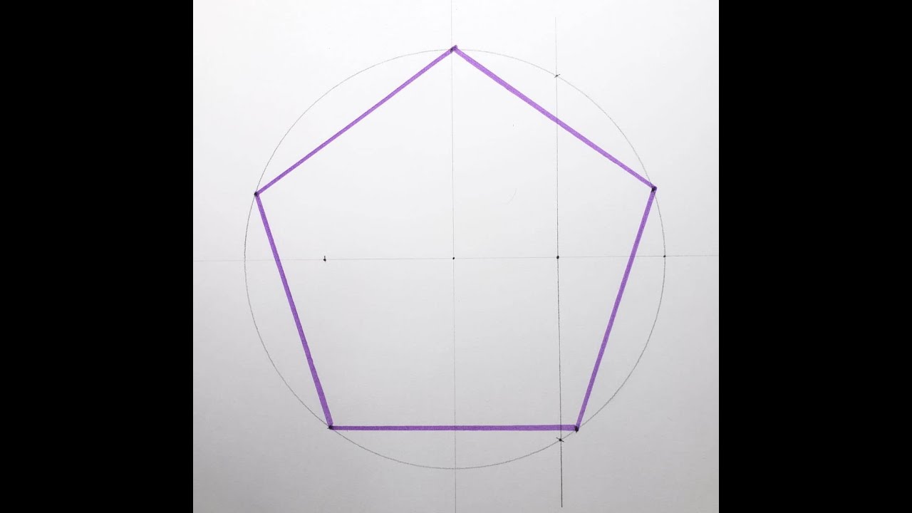 Desenhando o Pentágono  / Geometria Sagrada / Vídeo 2