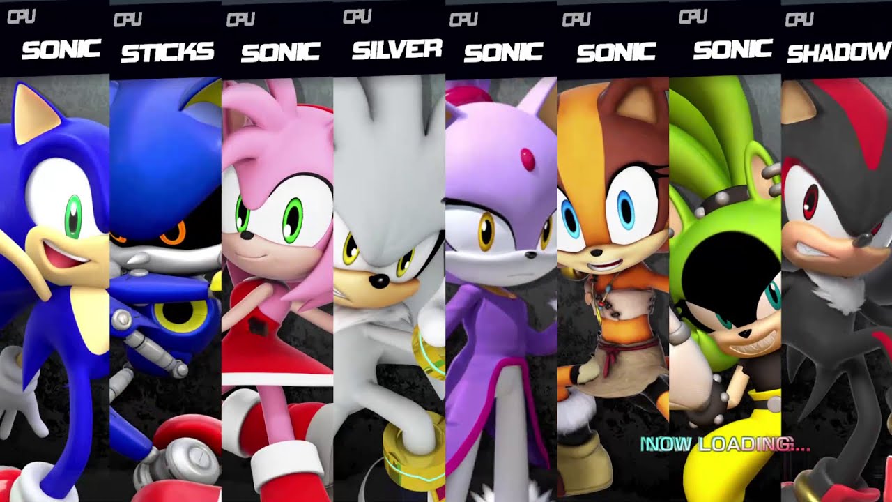 Sonic-Skins 8-Player Battle-Royale: Super Smash Bros Ultimate Mods