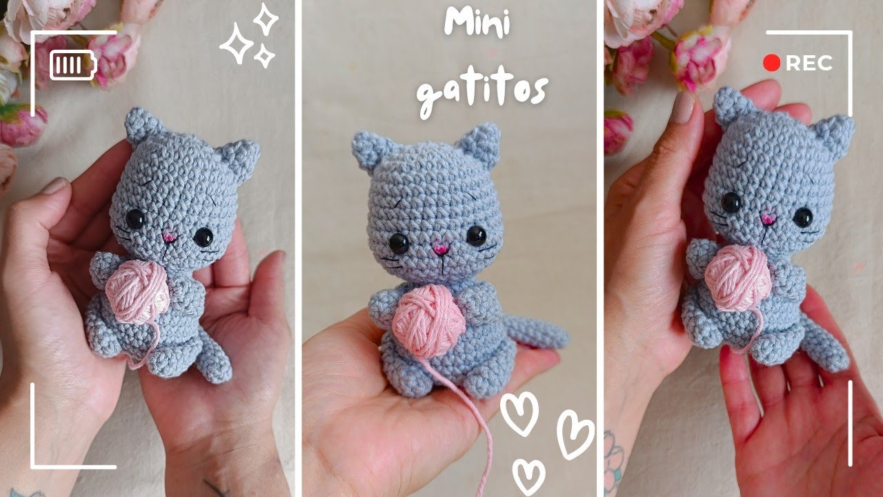 MINI GATITO LANERO😻 ESPECIAL FERIAS 💰#crochet